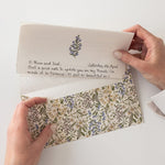 Forget Me Not A4 Lined Writing Pad - Pure Apotheca