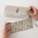 Forget Me Not A4 Lined Writing Pad - Pure Apotheca
