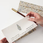 Forget Me Not A4 Lined Writing Pad - Pure Apotheca
