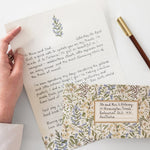 Forget Me Not A4 Lined Writing Pad - Pure Apotheca