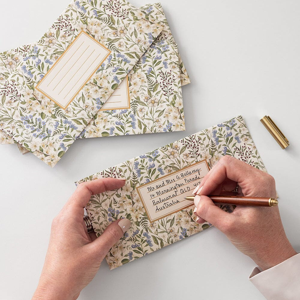 Forget Me Not DL Envelopes 10pk - Pure Apotheca