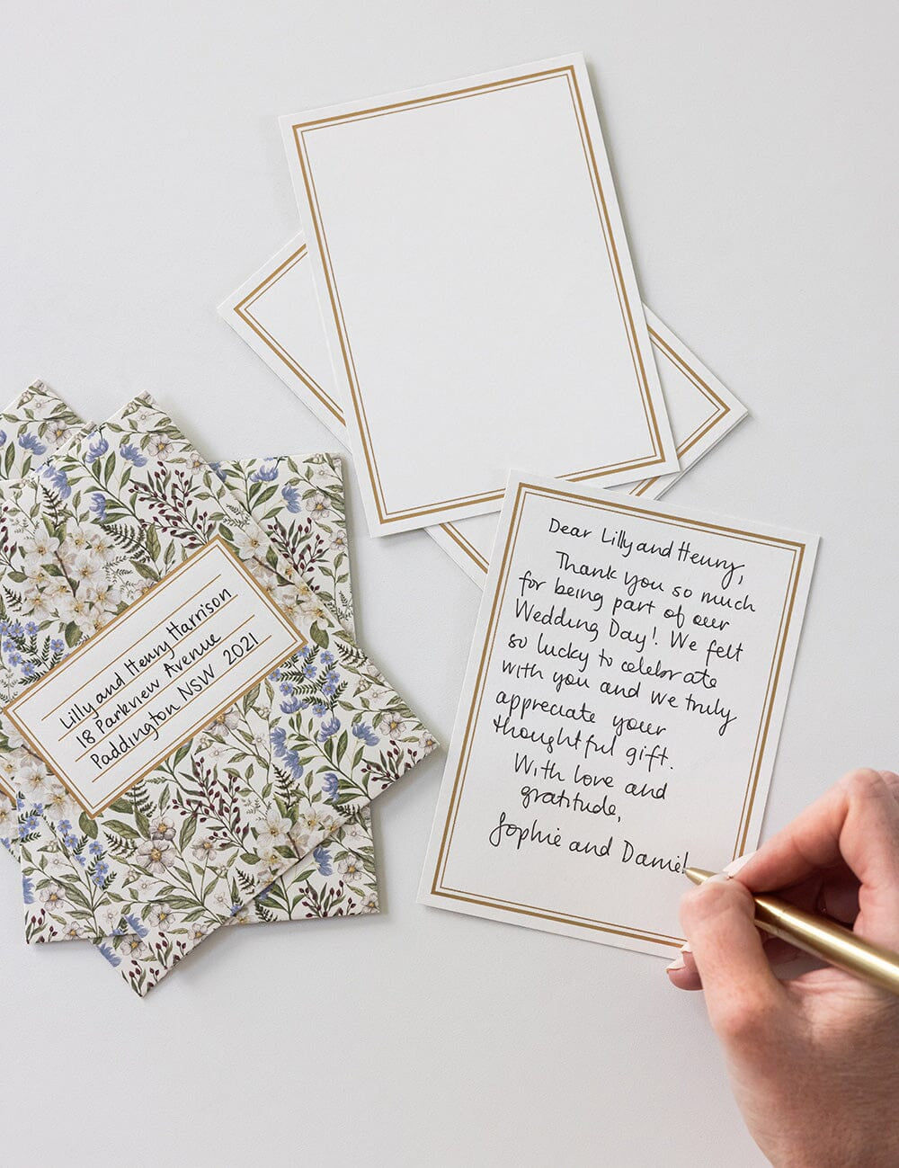 Forget Me Not Notecard Set 4pk - Pure Apotheca