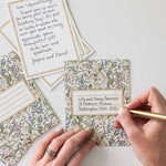 Forget Me Not Notecard Set 4pk - Pure Apotheca