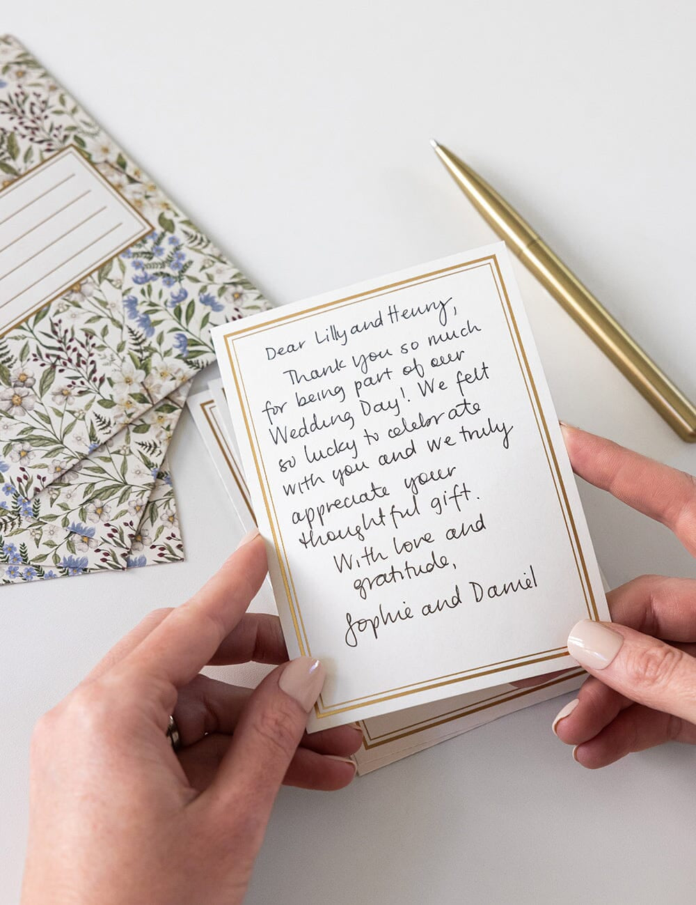 Forget Me Not Notecard Set 4pk - Pure Apotheca