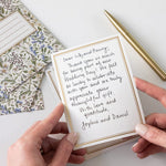 Forget Me Not Notecard Set 4pk - Pure Apotheca