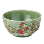 Fraise Ceramic Bowl 12x6cm Green - Pure Apotheca