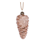 FROSTED COPPER LONG PINECONE BAUBLE - Pure Apotheca