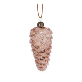 FROSTED COPPER LONG PINECONE BAUBLE - Pure Apotheca