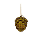 FROSTED FOREST GREEN PINECONE BAUBLE - Pure Apotheca