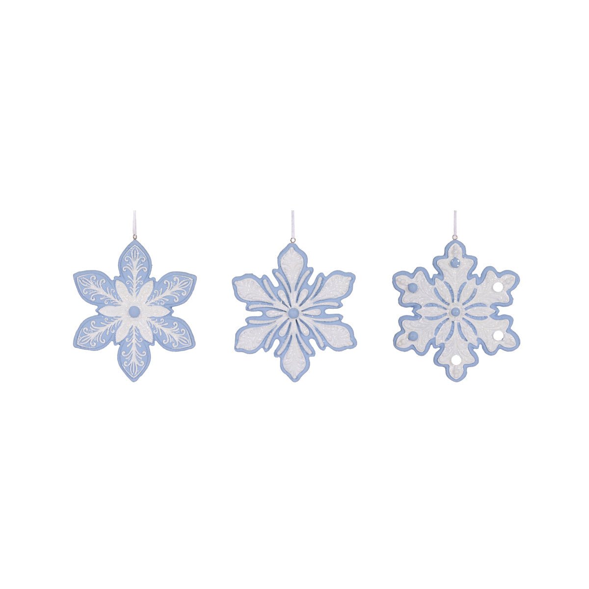 FROSTY BLUE SNOWFLAKE COOKIES 3/ASST - Pure Apotheca