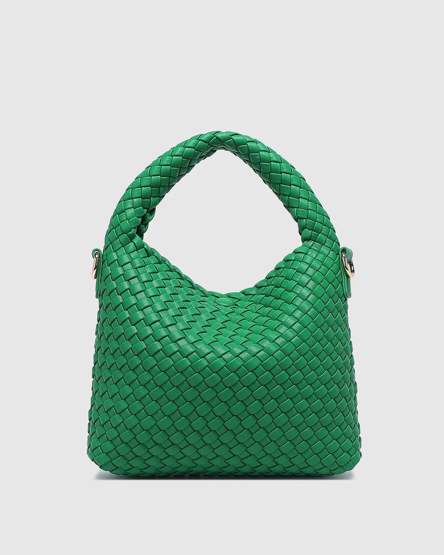 Gabby Mini Woven Shoulder Bag Apple Green - Pure Apotheca