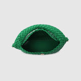 Gabby Mini Woven Shoulder Bag Apple Green - Pure Apotheca