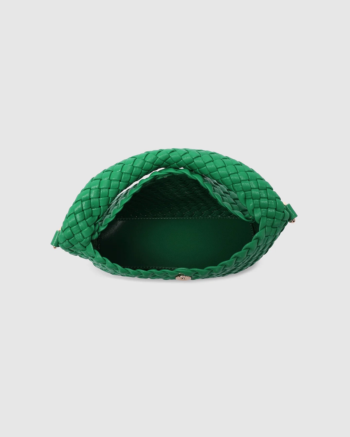 Gabby Mini Woven Shoulder Bag Apple Green - Pure Apotheca