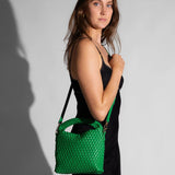 Gabby Mini Woven Shoulder Bag Apple Green - Pure Apotheca