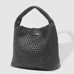 Gabby Woven Shoulder Bag Black - Pure Apotheca