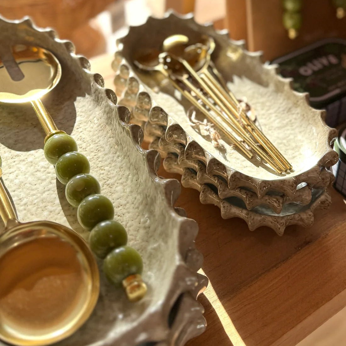 Gaia Ceramic Platter Small - Pure Apotheca