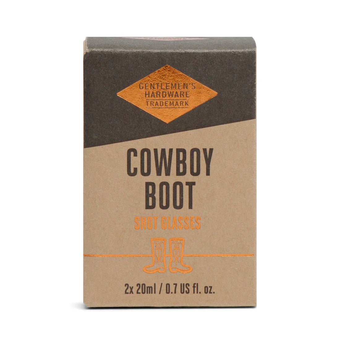 Gentleman’s Hardware Cowboy Boot Shot Glasses Set/2 - Pure Apotheca