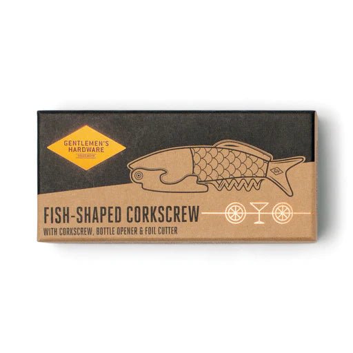 Gentleman’s Hardware Fish Corkscrew - Pure Apotheca