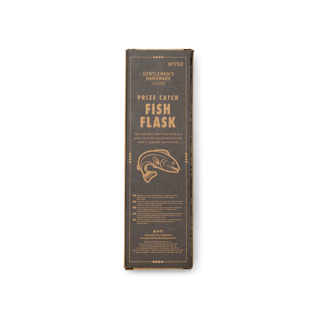 Gentleman’s Hardware Fish Flask - Pure Apotheca