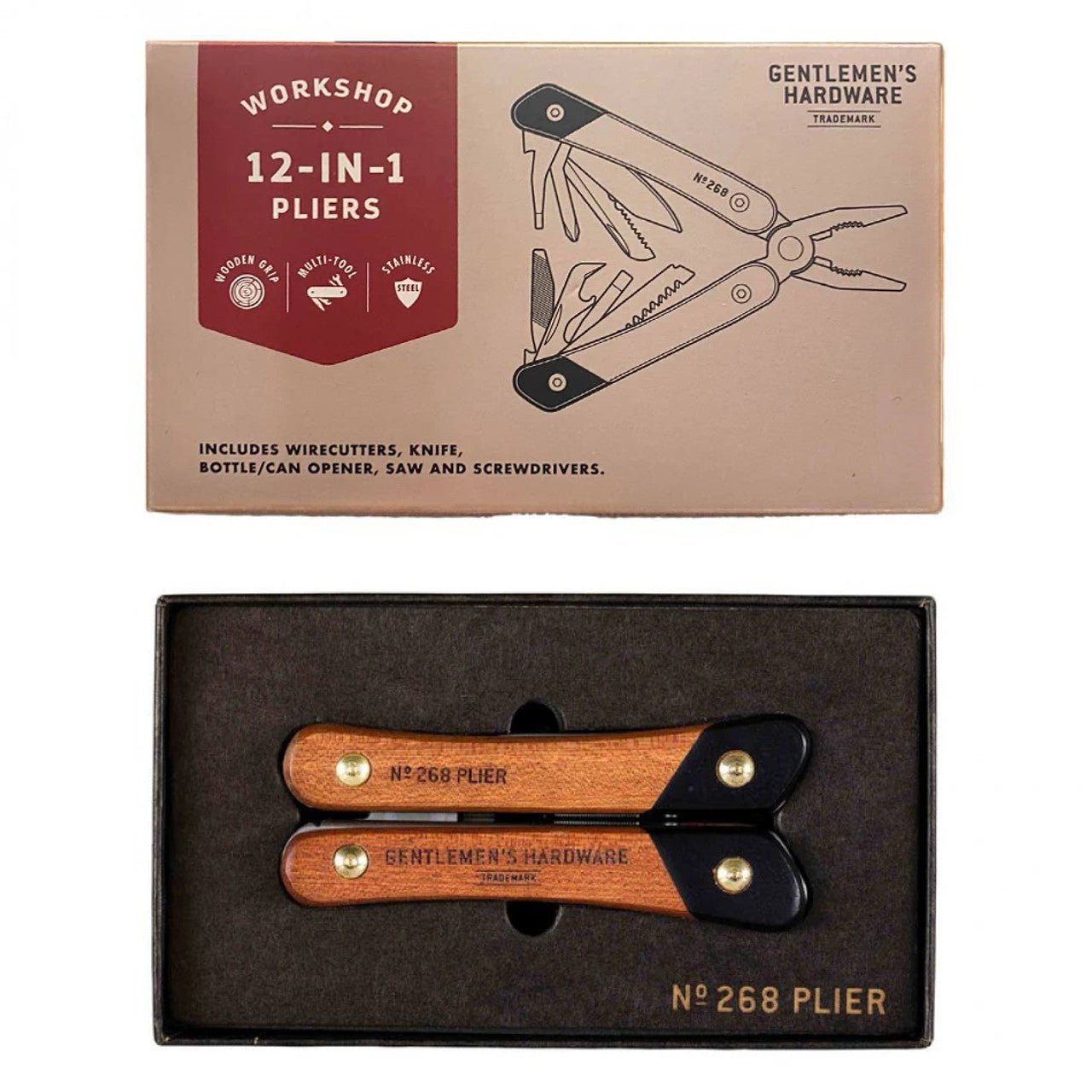 Gentlemen’s Hardware 12 - in - 1 Plier Multi - Tool - Pure Apotheca