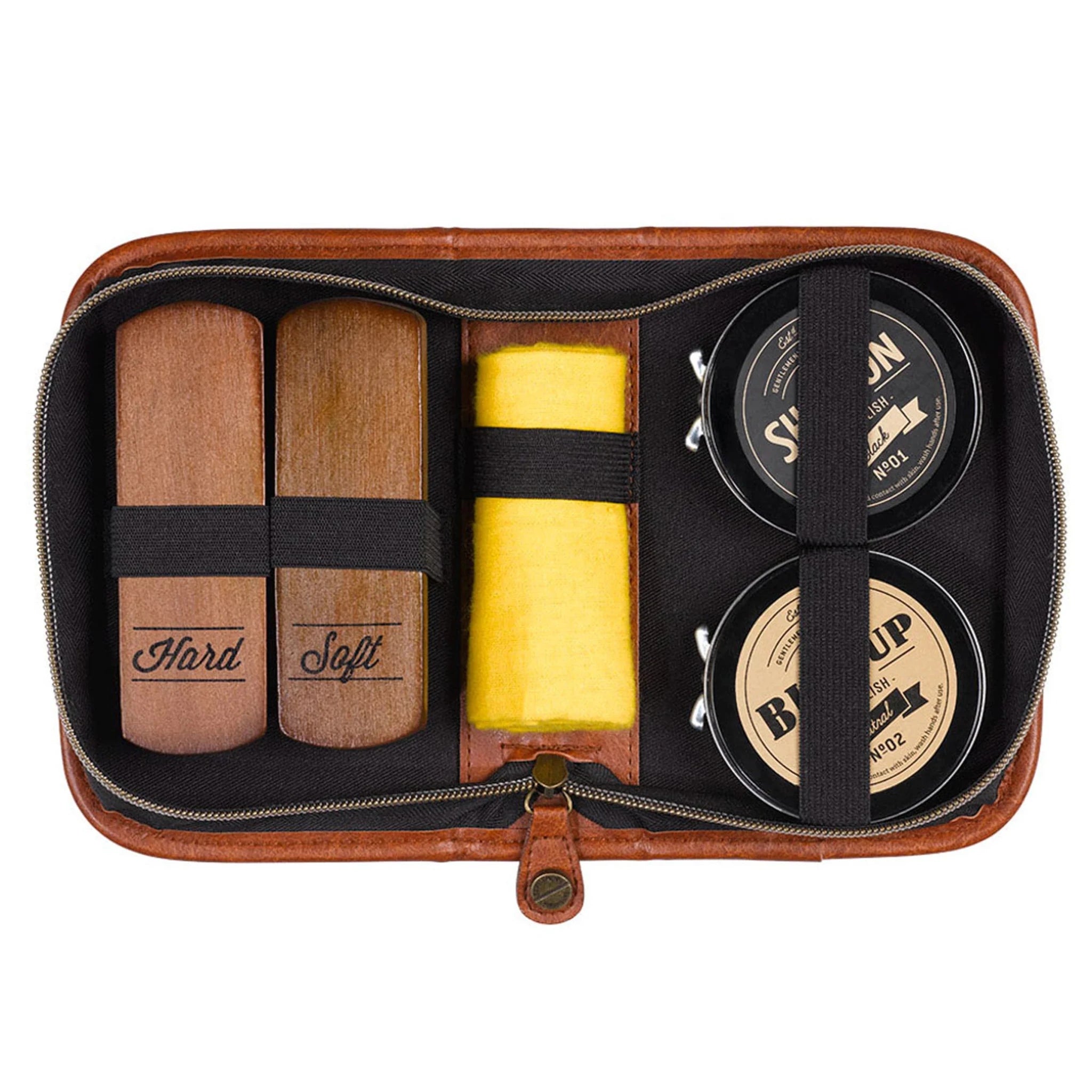 Gentlemen's Hardware 6 Pc Buff & Shine Shoe Polish Kit - Pure Apotheca