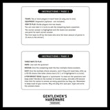 Gentlemen’s Hardware Adventure Trivia - Pure Apotheca