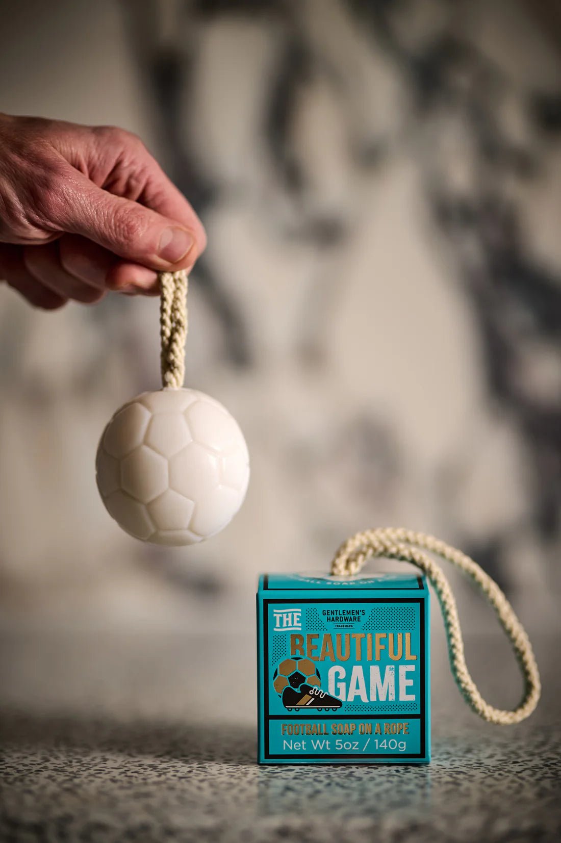 Gentlemen’s Hardware Soap on a Rope - Football - Mandarin Spice - Pure Apotheca