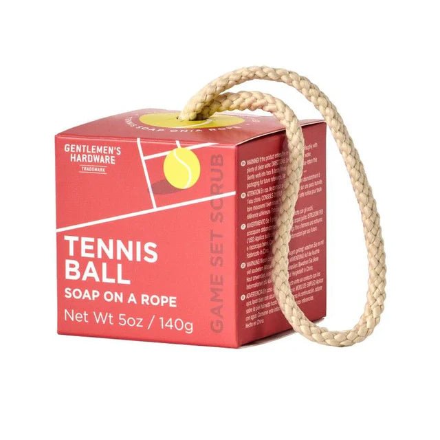Gentlemen's Hardware Tennis Ball Soap on a Rope - Sandalwood - Pure Apotheca