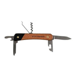 Gentlemen's Hardware Wood - Handled 7 in 1 Pen Knife Multi - Tool - Pure Apotheca