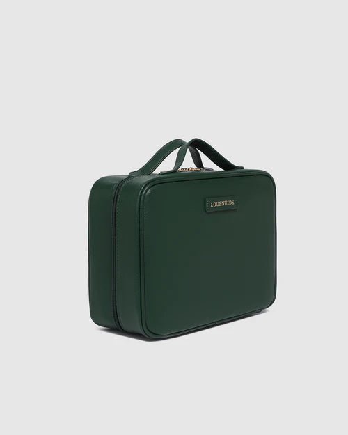 Georgie Cosmetic Case Forest Green - Pure Apotheca