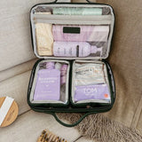 Georgie Cosmetic Case Forest Green - Pure Apotheca