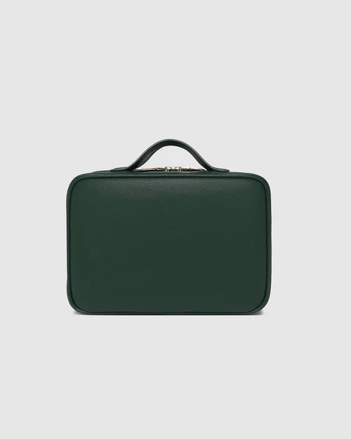 Georgie Cosmetic Case Forest Green - Pure Apotheca