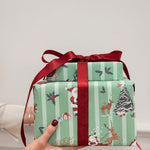 Gift Wrap Roll 3m - Christmas Santas - Pure Apotheca