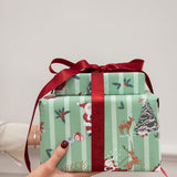 Gift Wrap Roll 3m - Christmas Santas - Pure Apotheca