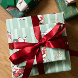 Gift Wrap Roll 3m - Christmas Santas - Pure Apotheca
