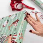 Gift Wrap Roll 3m - Christmas Santas - Pure Apotheca