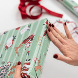 Gift Wrap Roll 3m - Christmas Santas - Pure Apotheca
