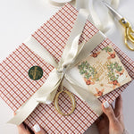 Gift Wrap Roll 3m - Christmas Tartan Check - Pure Apotheca