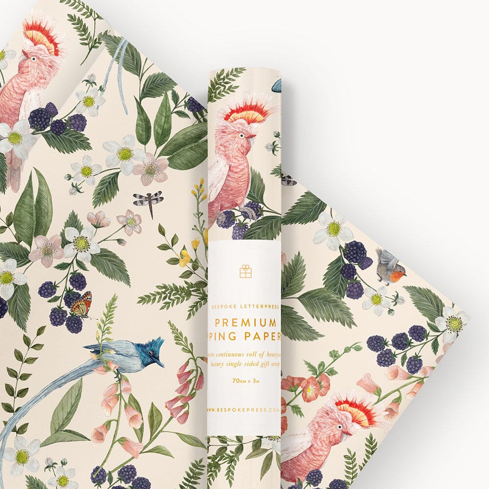 Gift Wrap Roll 3m - Cockatoo - Pure Apotheca