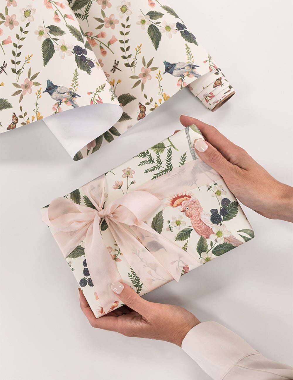 Gift Wrap Roll 3m - Cockatoo - Pure Apotheca