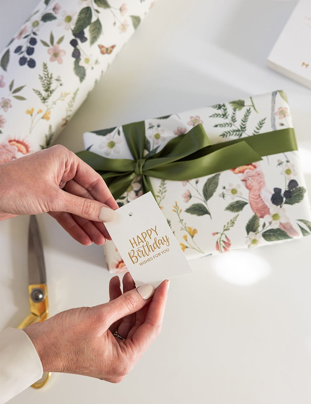 Gift Wrap Roll 3m - Cockatoo - Pure Apotheca