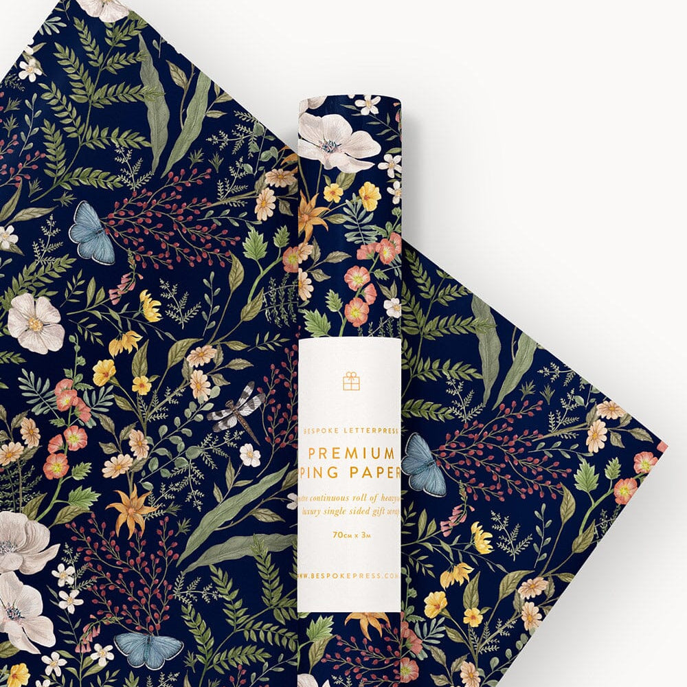 Gift Wrap Roll 3m - Dusk in Bloom - Pure Apotheca