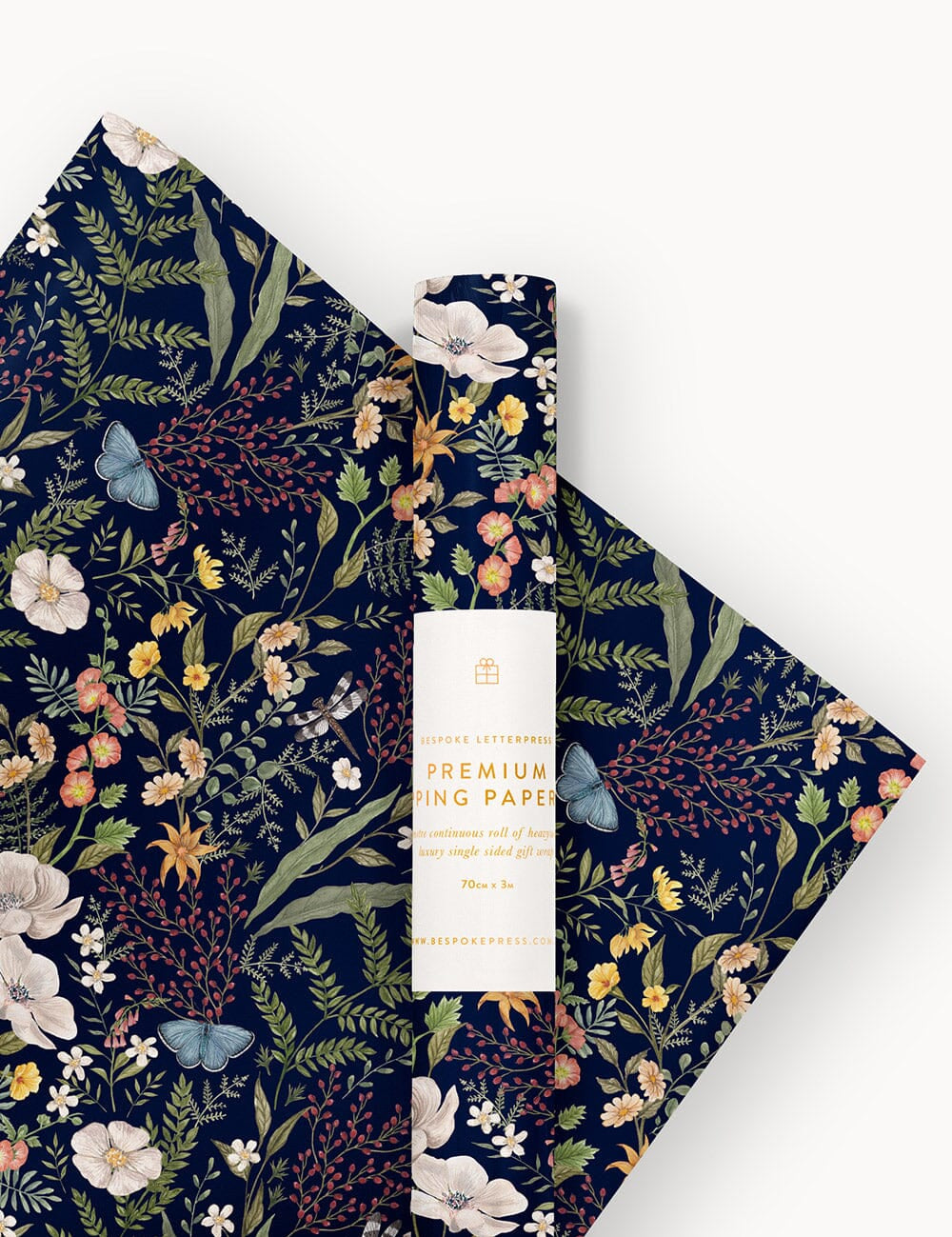 Gift Wrap Roll 3m - Dusk in Bloom - Pure Apotheca