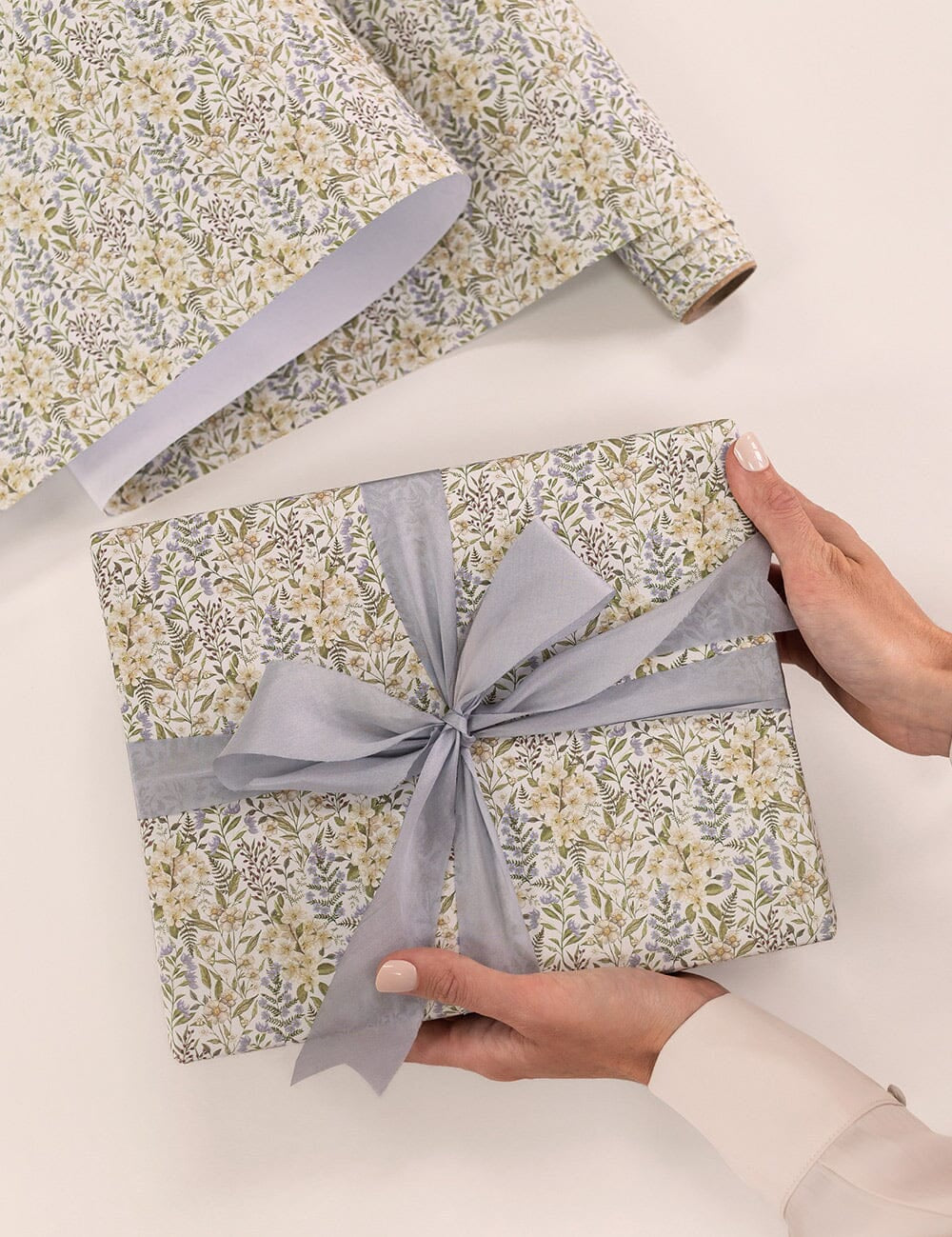 Gift Wrap Roll 3m - Forget Me Not - Pure Apotheca
