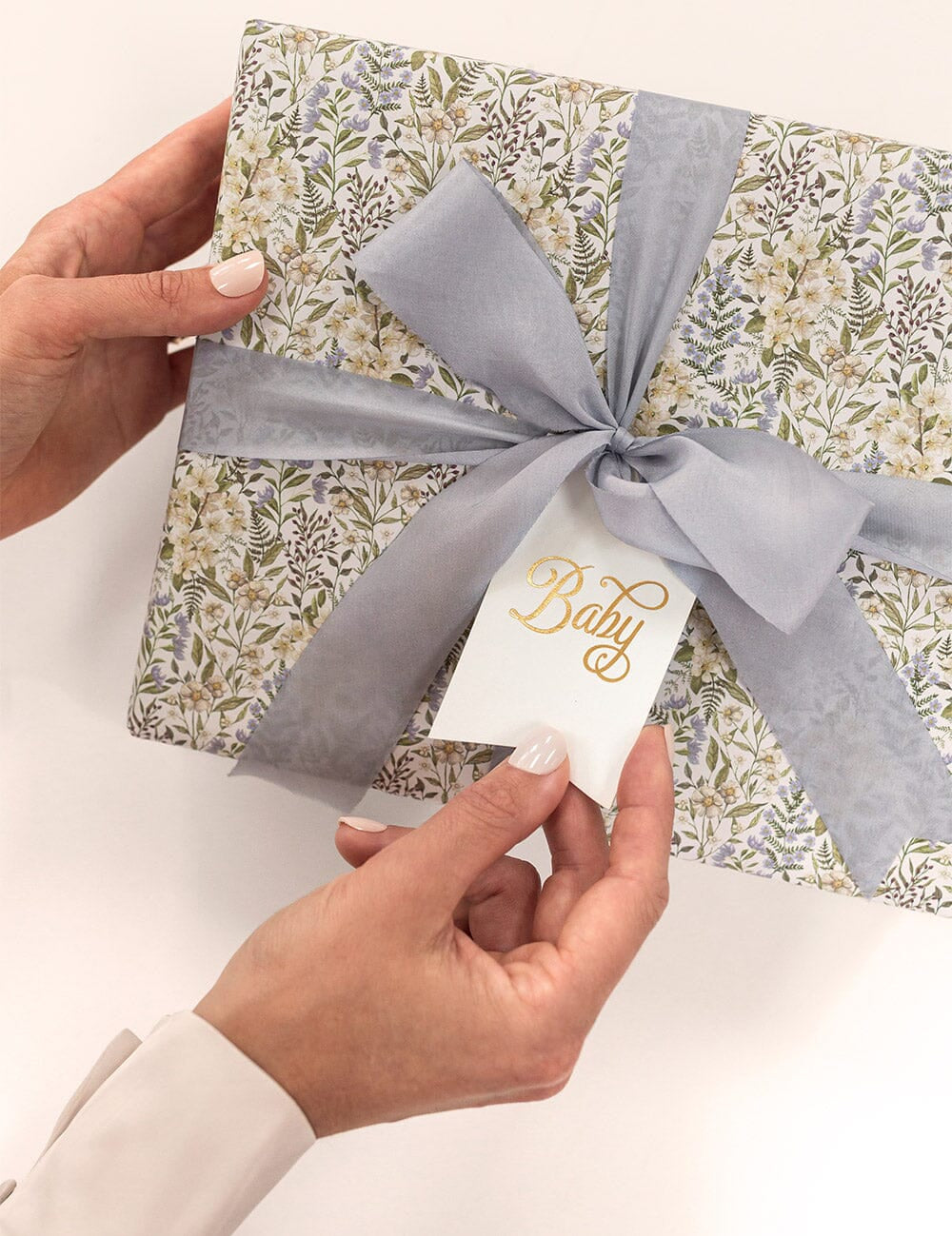 Gift Wrap Roll 3m - Forget Me Not - Pure Apotheca
