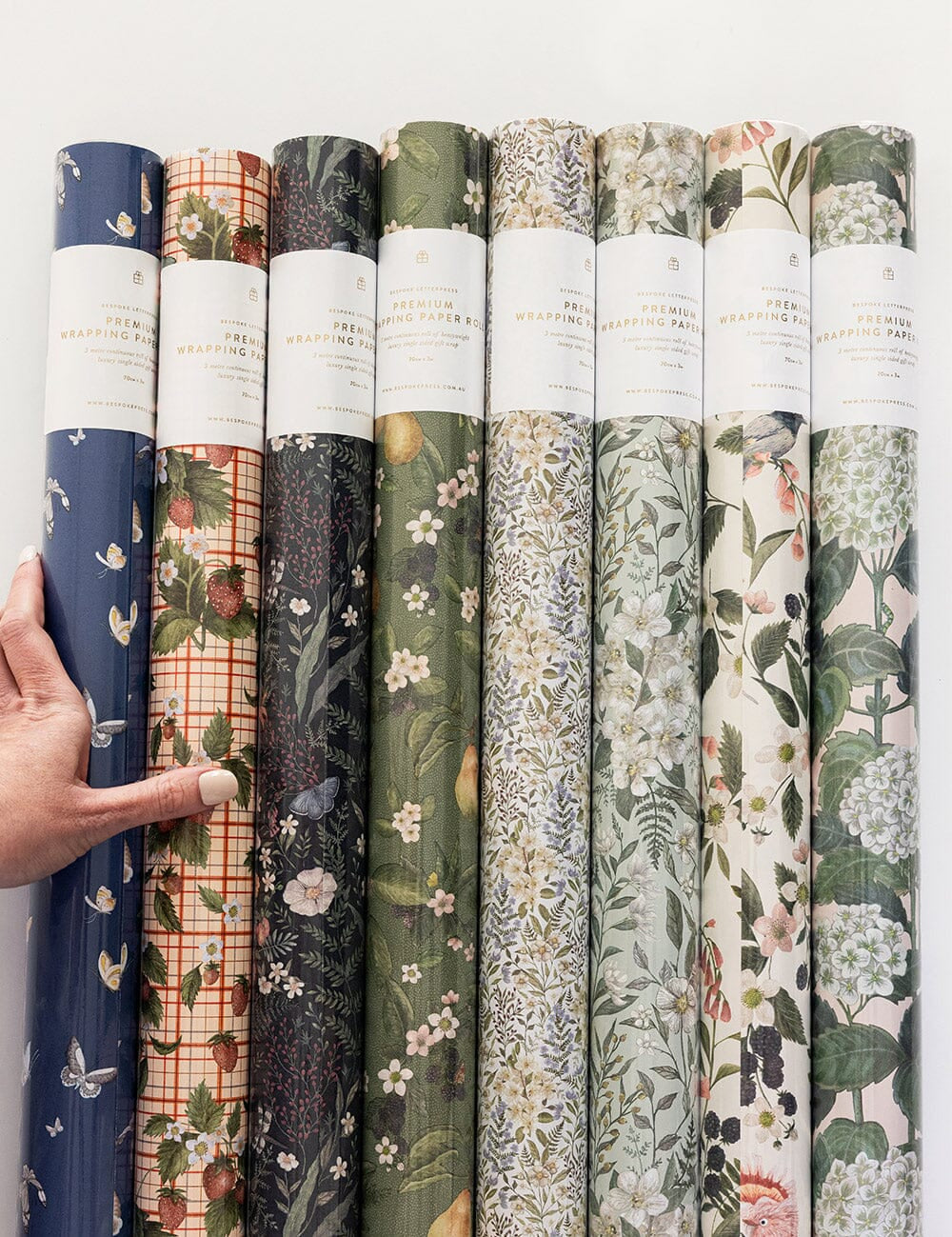 Gift Wrap Roll 3m - Forget Me Not - Pure Apotheca