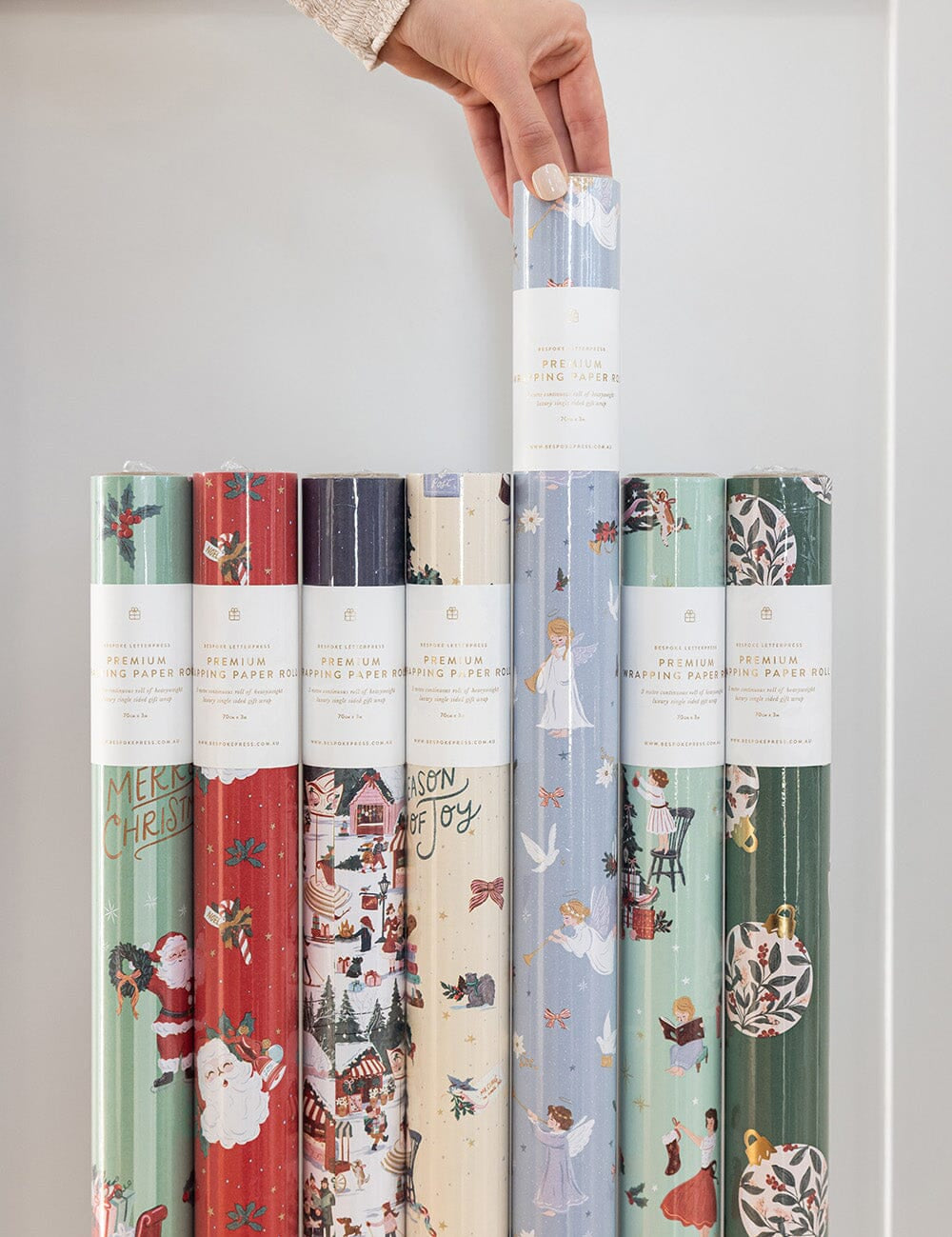Gift Wrap Roll 3m - Herald Angels - Pure Apotheca