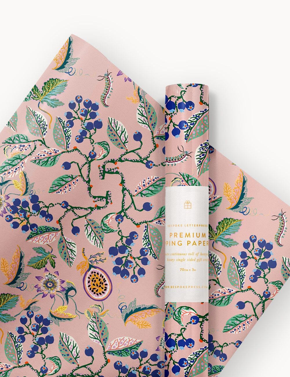 Gift Wrap Roll 3m - Huckleberry - Pure Apotheca