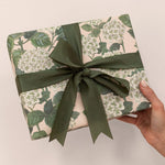 Gift Wrap Roll 3m - Hydrangea - Pure Apotheca