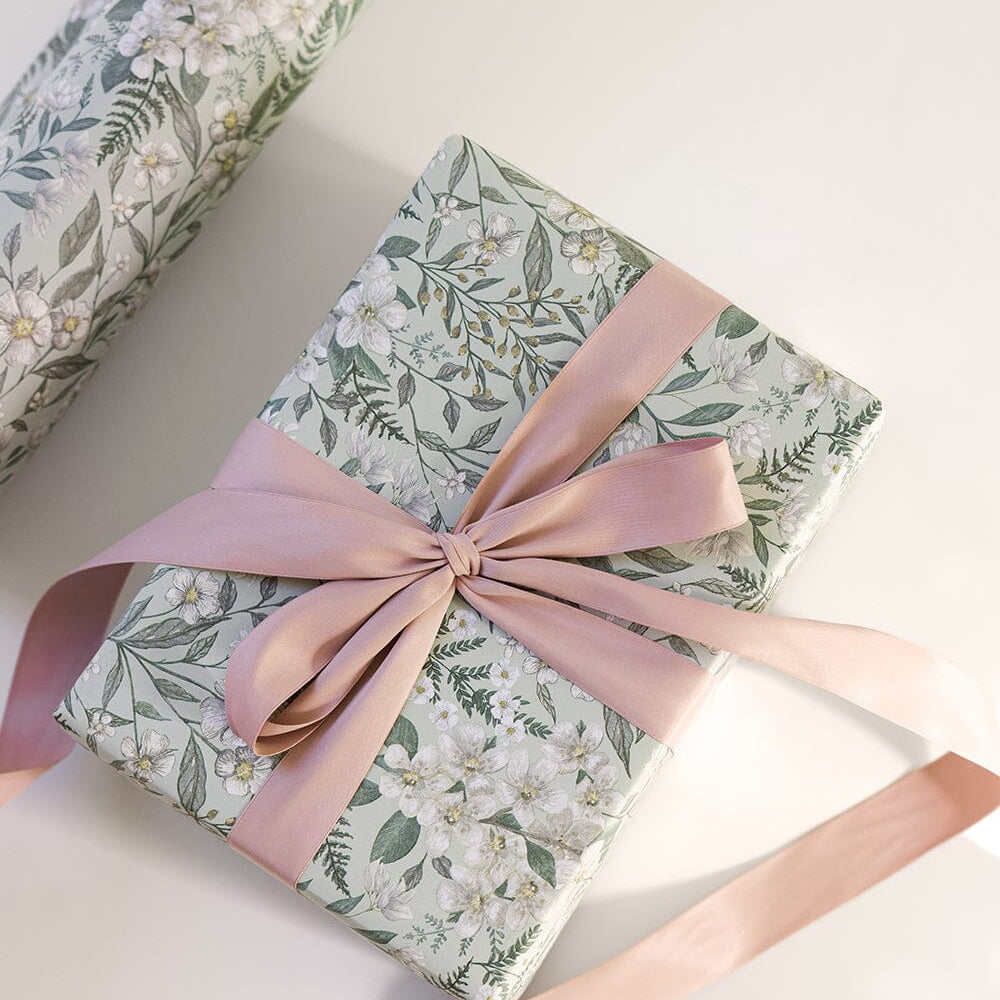 Gift Wrap Roll 3m - Ivory Garden - Pure Apotheca